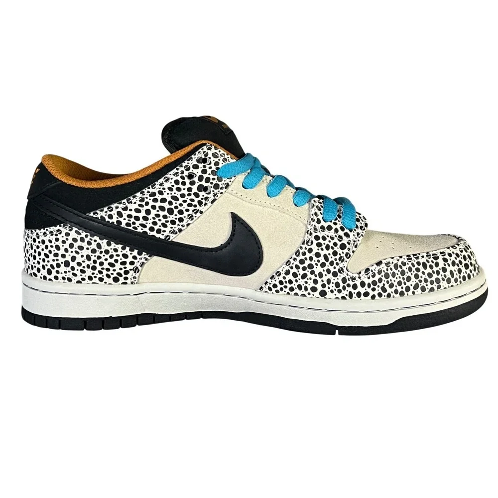Nike SB Dunk Low Pro Electric Olympic Safari Mens 7.5 New Phantom Black Monarch
